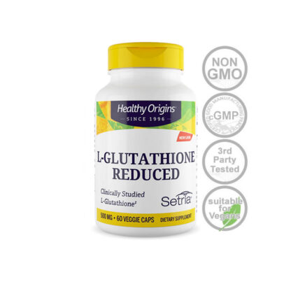 L-Glutathione Reduced 500mg-60ct NON-GMO