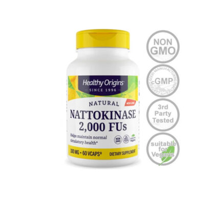 Nattokinase 2000fu's 100mg-60ct NON-GMO