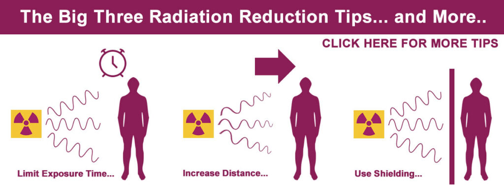 The first three things you can do to reduce your radiation exposure